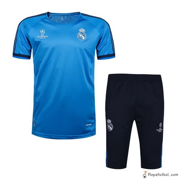 Camiseta Entrenamiento Real Madrid Conjunto Completo 2016/17 Azul